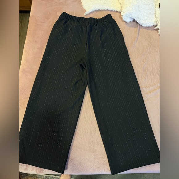 JDY Petite wide leg pants in black - Picture 12 of 12